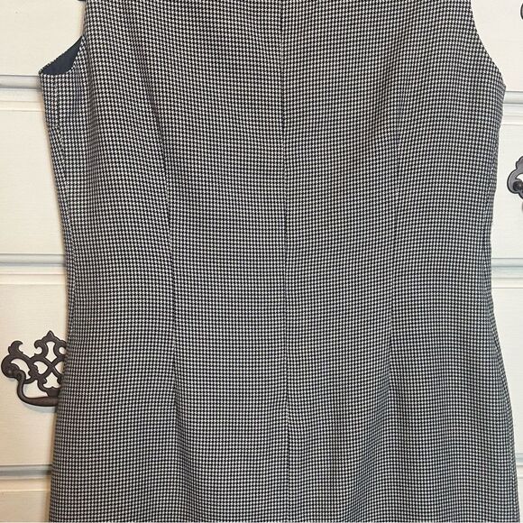 Vintage Sleeveless Houndstooth Dress - Picture 7 of 13